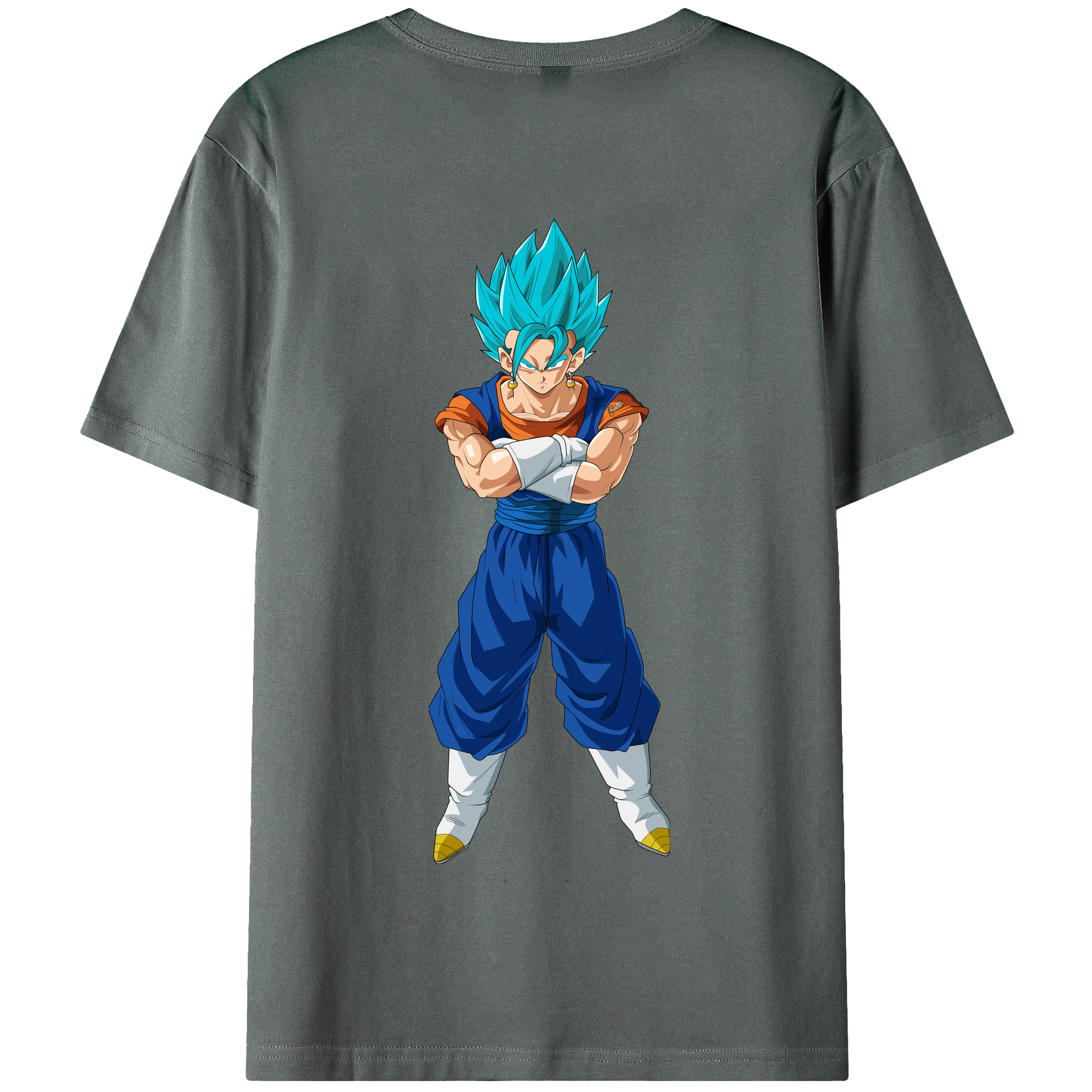 （画像用） ドラゴンボール ベジット DRAGON BALL Vegetto 綿100％半袖Tシャツ（背面プリント）